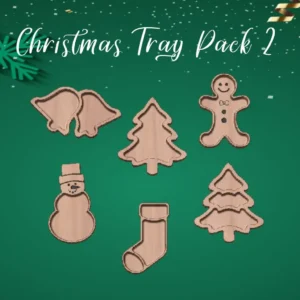 Christmas Serving Tray Pack 2