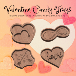 Valentine Serving Trays/Bowls