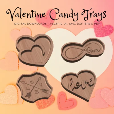 Valentine Serving Trays/Bowls