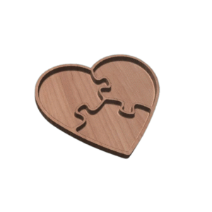 Puzzle Heart Serving Tray