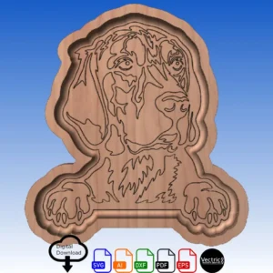 Beagle Serving Tray