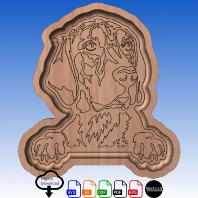 Beagle Serving Tray