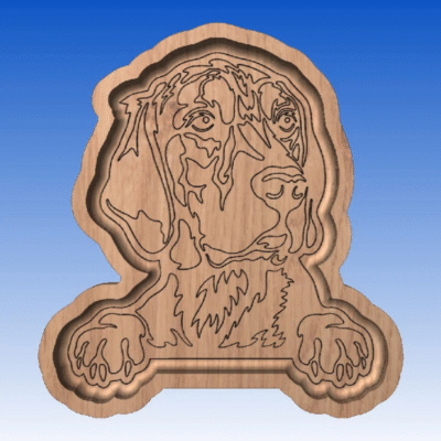 Beagle Serving Tray