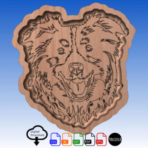 Australian Shepherd Tray