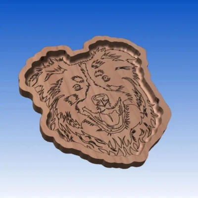 Australian Shepherd Tray