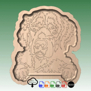 Golden Retriever Serving Tray