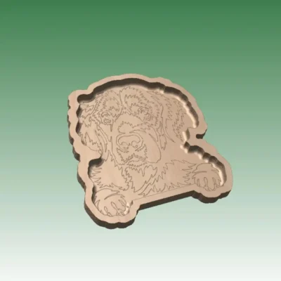 Golden Retriever Serving Tray