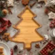 Christmas Tree Bamboo Serving Tray