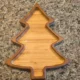 Christmas Tree Bamboo Serving Tray