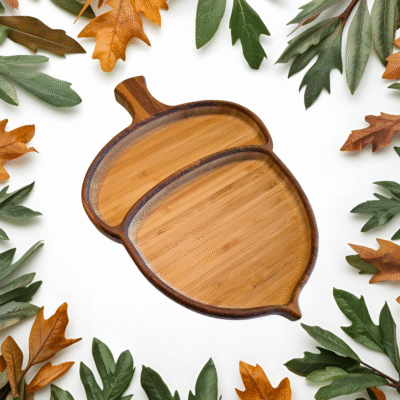 Acorn Bamboo Serving Tray