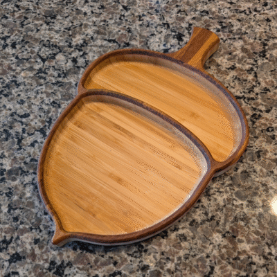 Acorn Bamboo Serving Tray